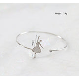 LANFLORA dancing girl women bracelet for birthday party