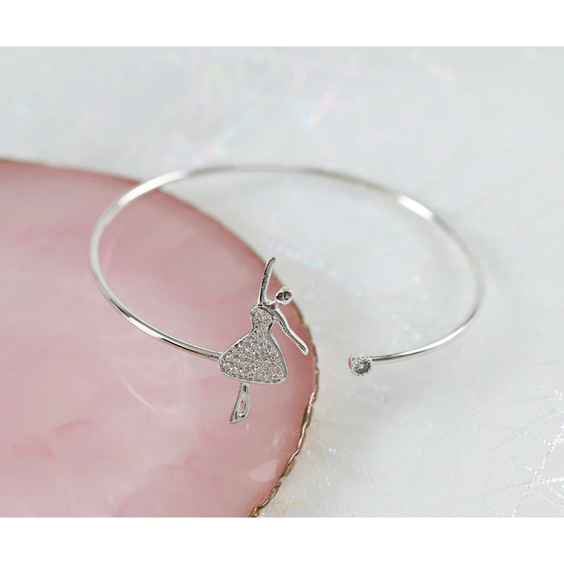 LANFLORA dancing girl women bracelet for birthday party