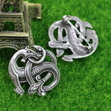 Nordic Amulet Viking Dragon Brooch Sweden Talisman Jewelry