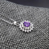 925 Silver Amethyst Pendant Women's Jewelry Z050701AGZ