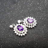925 Silver Amethyst Pendant Women's Jewelry Z050701AGZ