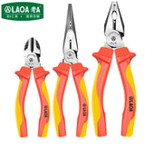 VDE Wire Cutters 6'' 7'' 8'' Insulated Combination Diagonal Needle Nose Pliers