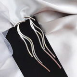 Vintage Tassel Drop Earrings, Geometric Jewelry