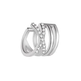 Multi-layer Cross Clip Earrings for Women - C Ear Cuff Jewelry