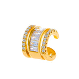 Zircon Clip Earrings for Women Men 1PC Creative Ear Cuff Non-Piercing Ear Clips