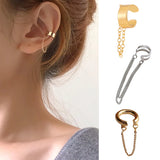 Punk Chain Ear Cuff Clip-On Earrings?