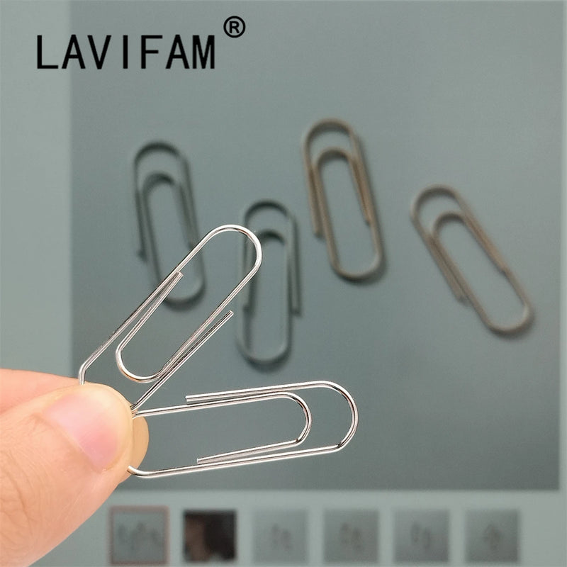 925 Sterling Silver Paper Clips Earrings for Women