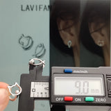 925 Silver Fish Cat Asymmetrical Earrings Hoops for Women