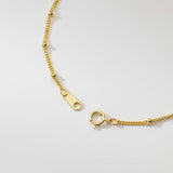 925 Silver Beads Thin Chain Bracelets Women Party Jewelry