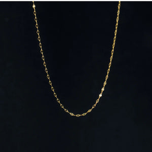 925 Sterling Silver Single Chain Clavicle Necklace for Women