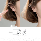 Dragonfly Earrings 925 Silver Women's Minimalist Ear Earring