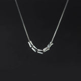 925 Silver Beads Pendant Choker for Women