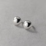 925 Sterling Silver Smooth Round Hoop Earrings