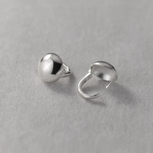 925 Sterling Silver Smooth Round Hoop Earrings