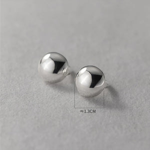 925 Sterling Silver Smooth Round Hoop Earrings