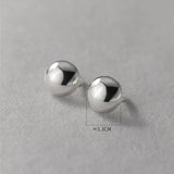 925 Sterling Silver Smooth Round Hoop Earrings
