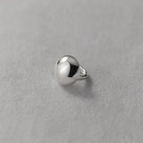 925 Sterling Silver Smooth Round Hoop Earrings
