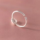 925 Sterling Silver Rabbit Opening Ring for Kids