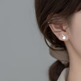 925 Sterling Silver Rabbit Carrot Stud Earrings For Kids