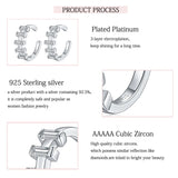 LAYA 925 Silver Cuff Earcuff with Cubic Zircon Clip