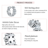 LAYA 925 Silver Cuff Earrings Zircon Modern Jewelry