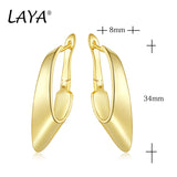 LAYA 925 Silver Geometric Statement Earrings For Women