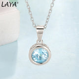 LAYA Peridot Sterling Silver Pendant Necklace