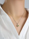 LAYA Smoky Quartz Pendant Necklace 925 Sterling Silver