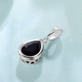 LAYA 925 Silver Crystal Pendant Necklace For Women