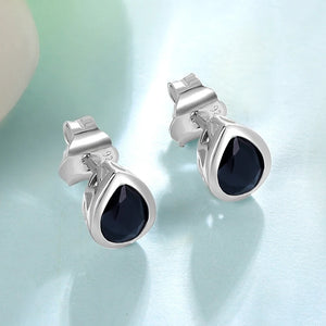 LAYA 925 Silver Colorful Crystal Earrings For Women