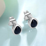 LAYA 925 Silver Colorful Crystal Earrings For Women
