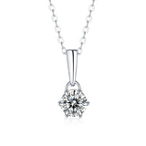 LAYA 0.5ct Moissanite Pendant Necklace 925 Silver