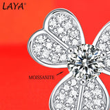 LAYA 1ct Moissanite Stud Earrings 925 Sterling Silver