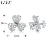 LAYA 1ct Moissanite Stud Earrings 925 Sterling Silver