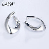 Personalized 925 Sterling Silver Oval Drop Earrings for Women