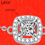 925 Silver Moissanite Diamond Tennis Bracelet For Women