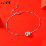 925 Silver Moissanite Diamond Tennis Bracelet For Women