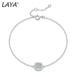 925 Silver Moissanite Diamond Tennis Bracelet For Women
