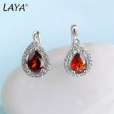 Vintage Amethyst Earrings 925 Sterling Silver