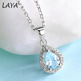 Vintage Amethyst Pendant Necklace 925 Silver