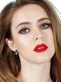 LAYA 925 Silver Butterfly Earrings Enamel Jewelry Gift