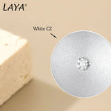 Real 925 Sterling Silver Satin Finish Women's Ring Minimalist Geometric Jewelry
