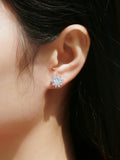 LAYA S925 0.5CT Moissanite Stud Earrings - Sterling Silver