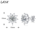 LAYA S925 0.5CT Moissanite Stud Earrings - Sterling Silver