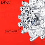 LAYA S925 0.5CT Moissanite Stud Earrings - Sterling Silver