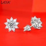 LAYA S925 0.5CT Moissanite Stud Earrings - Sterling Silver
