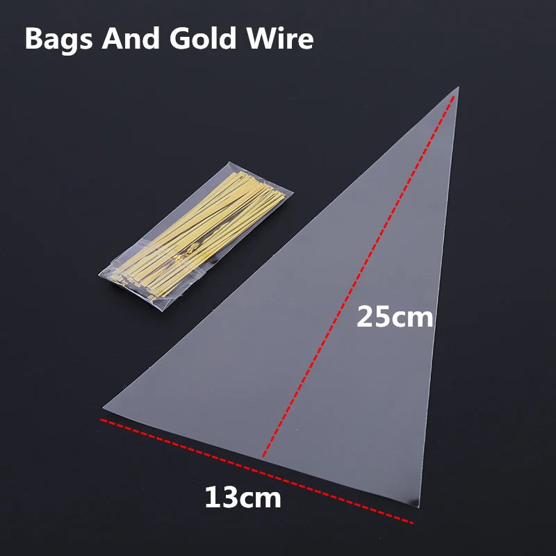 Cellophane Candy Bag for Snacks Popcorn Baking Wedding Party