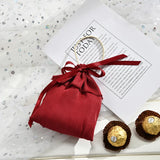 LBSISI Wedding Drawstring Bags Wire Cloth Jewelry Chocolate Gift Packagi