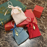 LBSISI Wedding Drawstring Bags Wire Cloth Jewelry Chocolate Gift Packagi