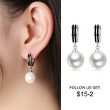 Freshwater Pearl 925 Silver Earrings - Wedding Gift